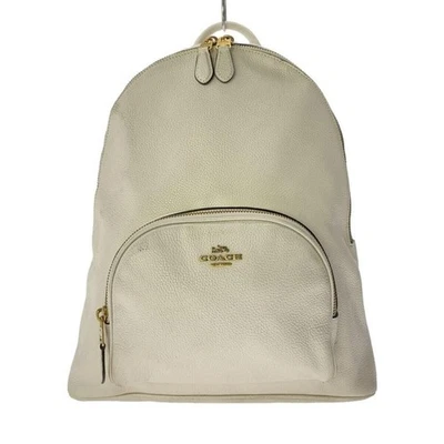 Coach leather backpack white 93836 - Image 1 of 4