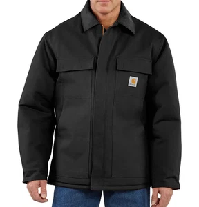 Carhartt Mens LARGE Firm Duck Insulated Traditional Coat Loose Fit - Picture 1 of 5