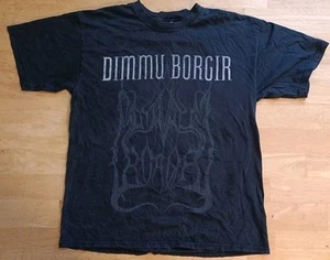 Camiseta vintage Dimmu Borgir banda de rock de metal negro - Imagen 1 de 4