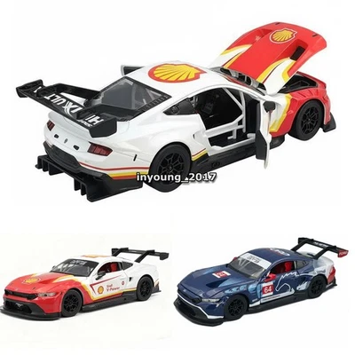 1:24 Ford Mustang GT3 Model Car Diecast Toy Vehicle Toys for Boys Kids Gifts - Image 1 of 4
