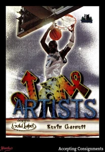 2000-01 Topps Gold Label Jam Artists #JA5 Kevin Garnett TIMBERWOLVES - Picture 1 of 2