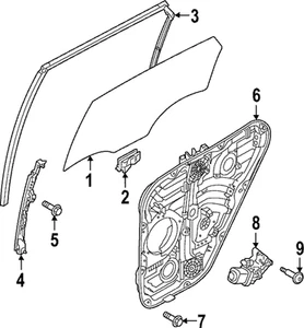 Genuine Hyundai Window Regulator 83471-K5000 - Bild 1 von 1