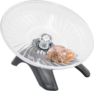 Hermit Crab Toys, Hamster Wheel, Accessories, Small, Black - Picture 1 of 6