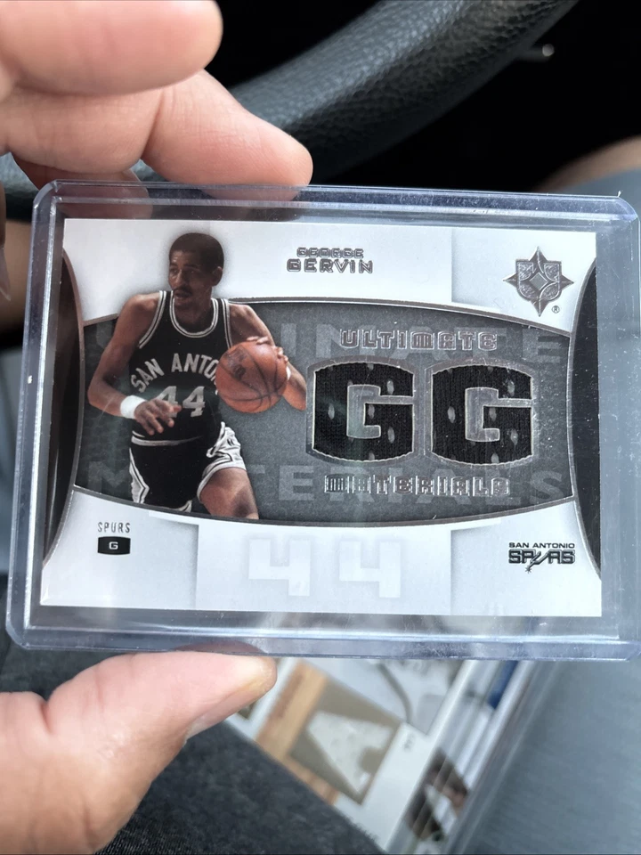 2007-08 Ultimate Collection Ultimate Materials George Gervin #ULT-GG HOF Foto 1 de 2