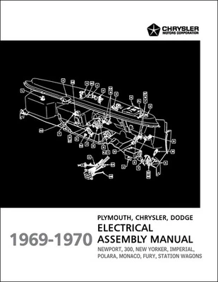 1969-1970 Furia Polara Monaco Eléctrico Montaje Manual Cableado Dodge Plymouth - Imagen 1 de 4