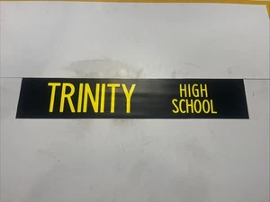 TRINITY HIGH SCHOOL - Hamilton Depot 289 Scottish Bus Blind 36” - Picture 1 of 11