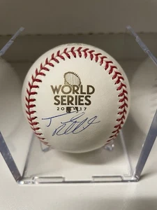 Josh Reddick 2017 World Series Game Rawlings Baseball Houston Astros - Picture 1 of 2