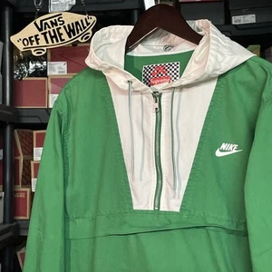 Size XL - Supreme X Nike SB Pullover Anorak Jacket World Famous Green Size Large - Picture 1 of 17