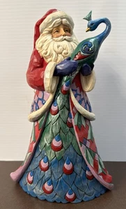 Jim Shore Santa Style Heartwood Creek #4047660 2015 Peacock - Bild 1 von 8