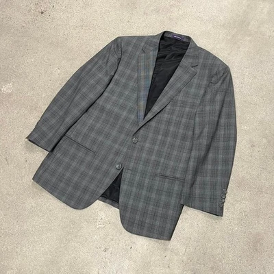  Blazer Bartorelli Napoli a Cuadros 42 Negocios Hecho en Italia Foto 1 de 4