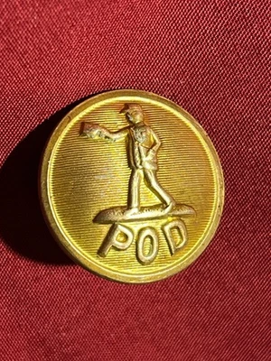 Departamento de Correos POD Vintage Uniforme de correo de Estados Unidos botón Waterbury Co's CT - ENVÍO GRATUITO Foto 1 de 3