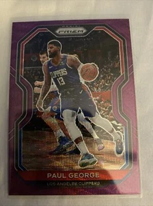 2020-21 Panini Prizm Paul George Purple Shimmer 🔥 - Picture 1 of 2