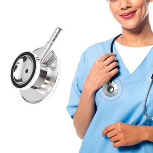 1pc Metal Stethoscope Head Auscultation Head Cardiology Stethoscope Accessories - Picture 1 of 11