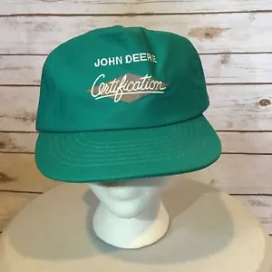 Berretto baseball JOHN DEERE vintage certificazione logo verde made in USA snapback - Foto 1 di 8