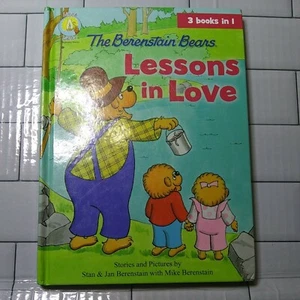 The Berenstain Bears "Lessons In Love" Hardback Educational Book 3 books in 1 - Picture 1 of 9
