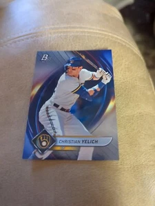 2022 Bowman Platinum Baseball Christian Yelich #18 Milwaukee Brewers - Picture 1 of 2