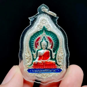 Colgante Dios Phra Buddha Chinnarat Wessuwan Impermeable Lucky LP Pat Thai Amuleto - Imagen 1 de 11