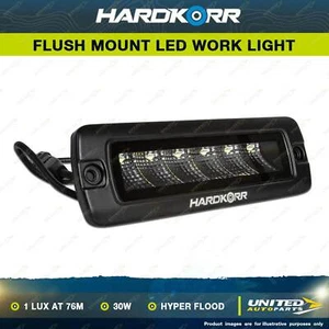 Hardkorr XDW Series 30W Flush Mount LED Work Light Hyper Flood 1 Lux @ 76M - Picture 1 of 5