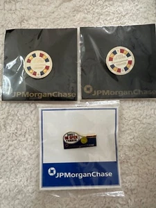 US Open Tennis - Pins; 2001 & 2002 - JP Morgan Chase - Picture 1 of 1