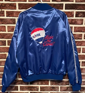 Vtg REMAX REALTORS Satin ABOVE THE CROWD Jacket Mens XL EMBROIDERED Logo NEW NOS - Picture 1 of 4