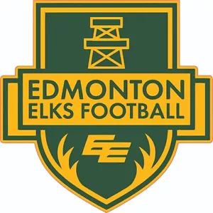 Edmonton Elks Football Inspired Full Size Football Helmet Decals - Picture 1 of 2
