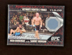 2009 Topps UFC Round 1 Debut Mat Relics #DMBM Josh Burkman/Sammy Morgan - Picture 1 of 1
