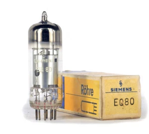 EQ80/6BE7 SIEMENS NOS BELGIEN Röhre Lampe TSF Ventilventil - Bild 1 von 1