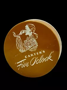 Vintage Carter's Ink Co Boston Five O'clock Typewriter Ribbon Tin - Picture 1 of 7
