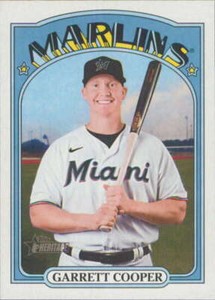 2021 Topps Heritage High Number #633 Garrett Cooper NM-MT Marlins