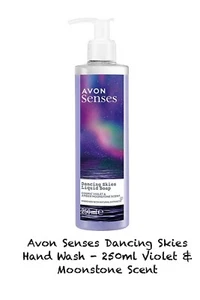 Avon Senses Dancing Skies Hand Wash - 250ml Violet & Moonstone Scent - Picture 1 of 1