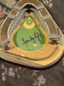 Sparky Lyle signed Yankee stadium autographed replica ballpark danbury mint auto - Picture 1 of 3