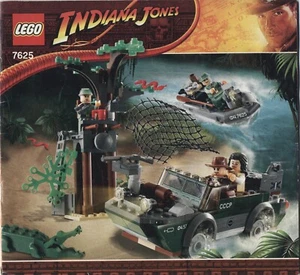 Lego Indiana Jones # 7625 River Chase - Istruzioni di costruzione (no mattoncini!) - Foto 1 di 1