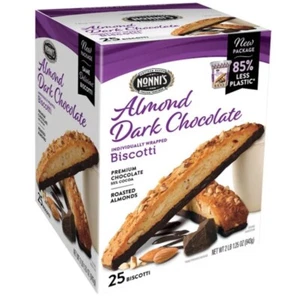 Nonni’s Biscotti, Almond Dark Chocolate, 25-count - Picture 1 of 3