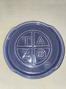 Starbucks Tazo Lid Coaster 2010  bone China Purple - Picture 1 of 3