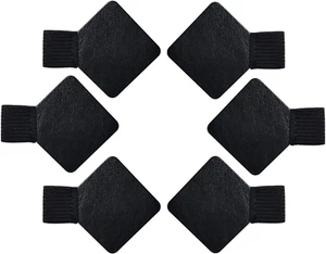 Stifthalter Selbstklebend,6 Pack Diamant Form Stiftschlaufe Halter Leder Elastis - Bild 1 von 12