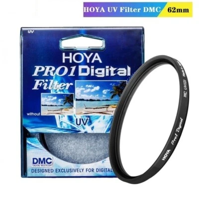 HOYA 62mm UV Filter DMC LPF Pro 1D Digital Protective Lens for Canon SLR Camera - Image 1 of 4