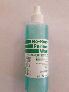 No-Rinse Perineal Wash MSA Liquid 8 oz. Pump Bottle 1 Bottle - Picture 1 of 7