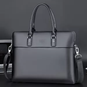 Men Briefcases Bag 14 inch Laptop Business Travel Bags Handbags - Picture 1 of 24