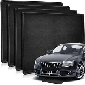 4 Pcs 35 x 24 Inches Auto Drip Tray Oil Drip Pan for Under Car Plastic Oil Tray - Picture 1 of 7