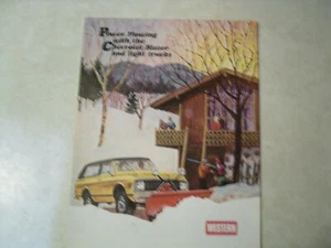 Power Plowing with the Chevrolet Blazer, Western Snow Plow Brochure (E10) - Picture 1 of 1