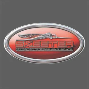 Skeeter Oval Carpet Graphic Decal Sticker for Fishing Bass Boats 700-103 - Picture 1 of 1