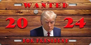 TRUMP alter Western Holz Becher Shot gesucht für Präsident 2024 Auto LKW Führerschein - Bild 1 von 1
