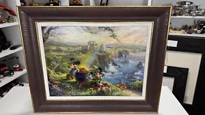 Thomas Kinkade "Mickey & Minnie in Ireland" Giclee Read Description! - Picture 1 of 7