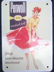 Blechschild Perwoll Henkel 18 X 12,5 cm - Bild 1 von 1