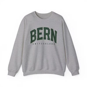 Bern Schweiz Sweatshirt Geschenke Rundhals Langarmshirt Herren Unisex - Bild 1 von 8