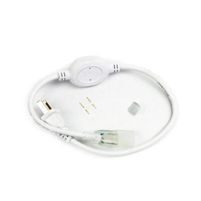 110V Power Cord Connector Line for W13mm x H6.5mm SMD5050 LED Rope Lights - Image 1 of 4