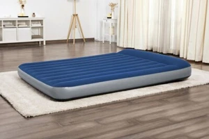 Bestway New Sealed Box Full Double Size 12" Tall Air Mattress w/ Built In Pump - Picture 1 of 8