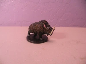 Pathfinder D&D Miniatures Dungeons dragons DIRE BOAR #34 No Card - Picture 1 of 5