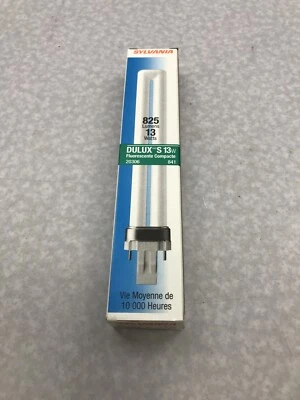 New Sylvania DELUX S 20306 13 Watt CF13DS/841 Compact Fluorescent Bulb Made USA - Image 1 of 4