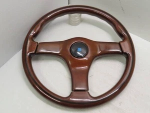 Used Nardi Gara3 Brown Wood Steering Wheel 365mm GARA3 / 14.4" From Japan F/S - Picture 1 of 10